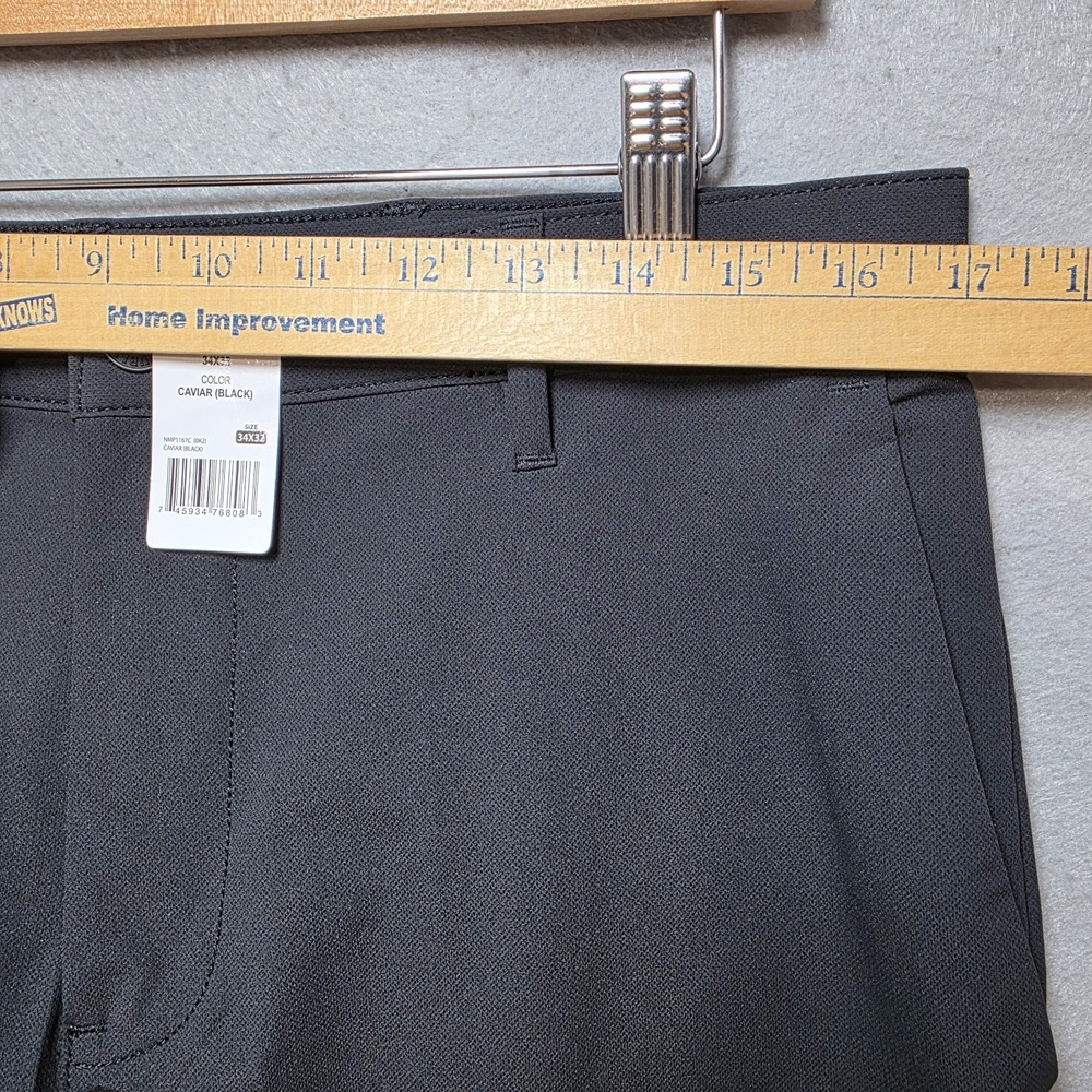 Banana Republic Emerson Chino‎ Pants Mens 34x32 Straight Fit Black NWT - Picture 13 of 16